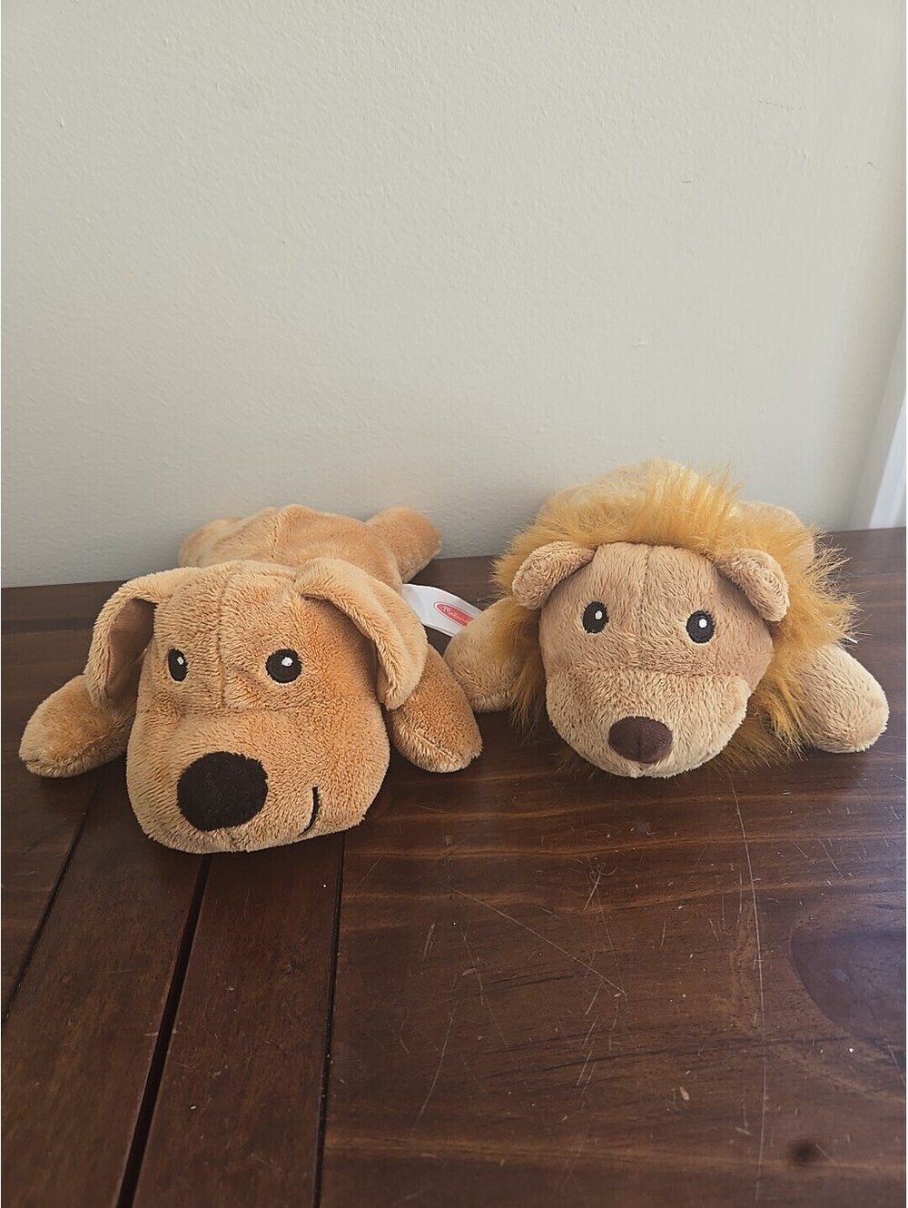 Melissa & Doug Lion Dog Plush Stuffed Animal Toy LOT Vet Set